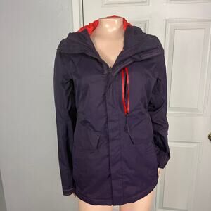 The North Face Coat Jacket Women's XS Waterproof Full zip Rain Hooded Y4-22